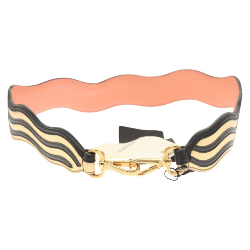 【日本直送】FENDI Strap You 肩帶 皮革 金色 正品 HK2498-1