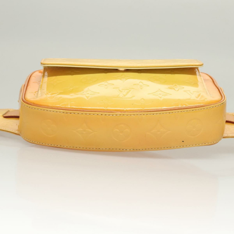 【日本直送】路易威登 Monogram Vernis Fulton 腰包 萊姆黃 M91043 LV 正品 ki5746-4