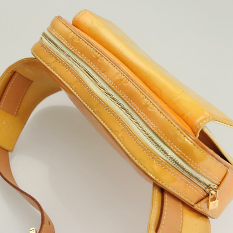 【日本直送】路易威登 Monogram Vernis Fulton 腰包 萊姆黃 M91043 LV 正品 ki5746-5
