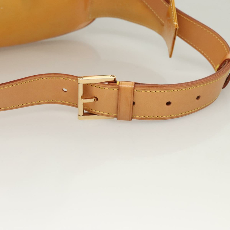 【日本直送】路易威登 Monogram Vernis Fulton 腰包 萊姆黃 M91043 LV 正品 ki5746-6