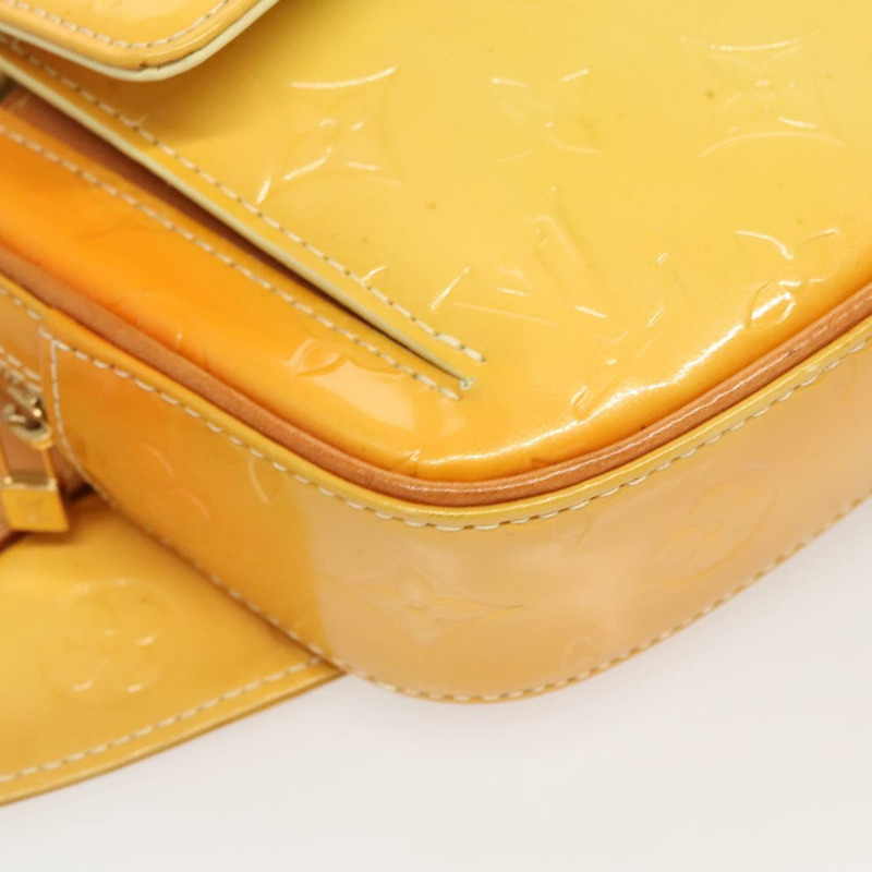 【日本直送】路易威登 Monogram Vernis Fulton 腰包 萊姆黃 M91043 LV 正品 ki5746-13