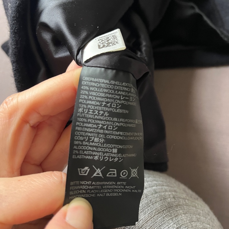 🖤 Y-3 山本耀司 Vintage 立領斗篷式披肩|羊毛質感|黑色|美國購入-8