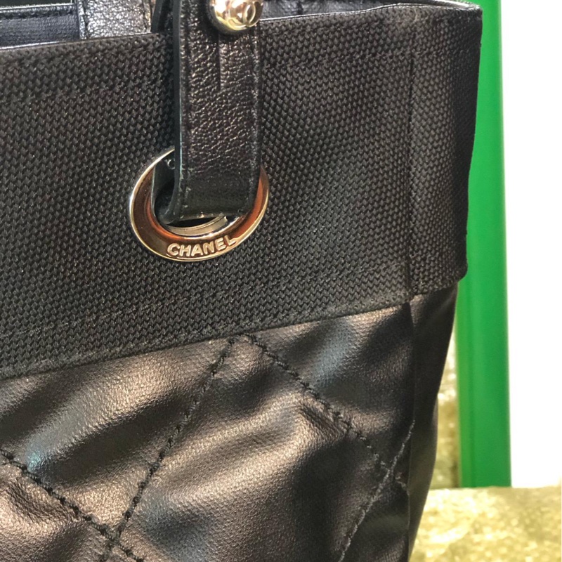 Chanel牛皮Hand Bag银扣-10