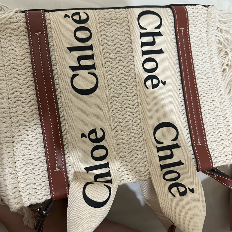Chloé Woody系列，限量波西米亞風針織流蘇斜背包-4