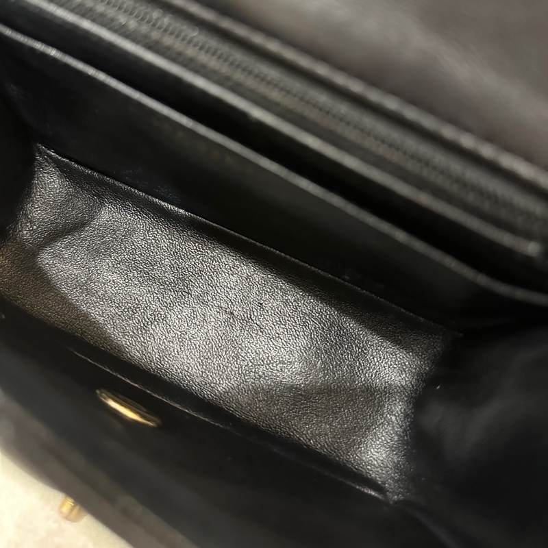 Chanel cf17黑金方胖子 99新帶膜閒置 全配🔥櫃上一包難求包王-23