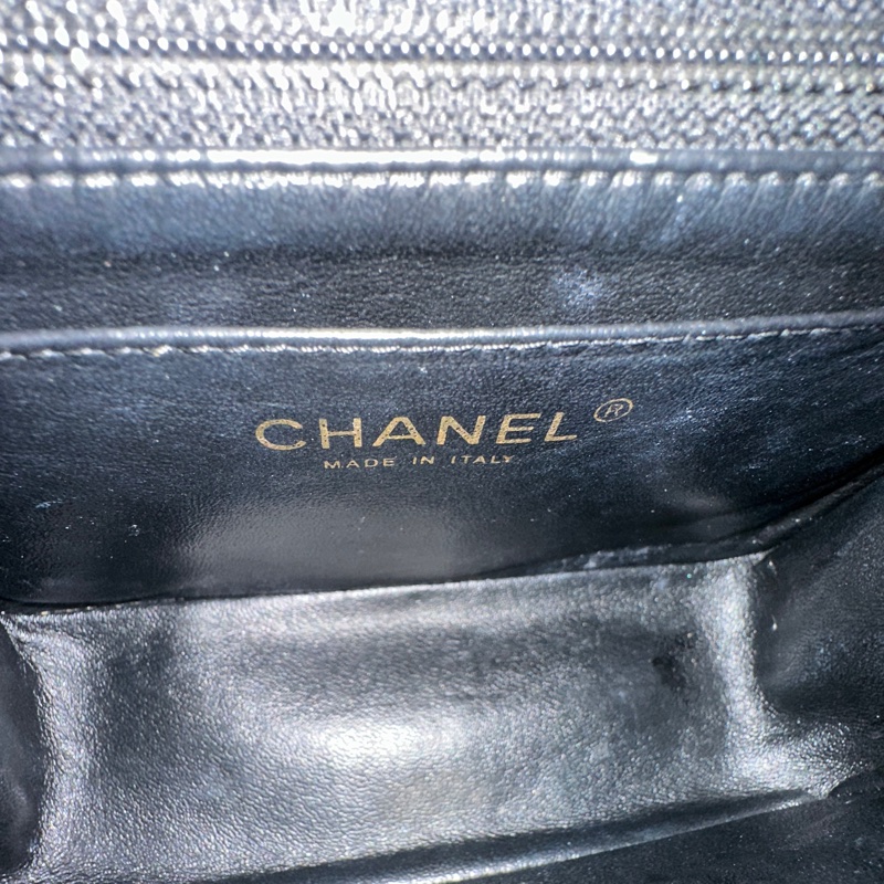 Chanel cf17黑金方胖子 99新帶膜閒置 全配🔥櫃上一包難求包王-25