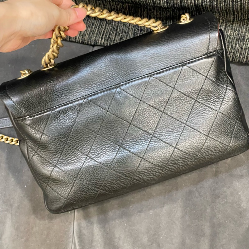 🈶️購證❤️ 香奈兒 黑金 #荔枝皮 #孟買系列 #2way #郵差包-7