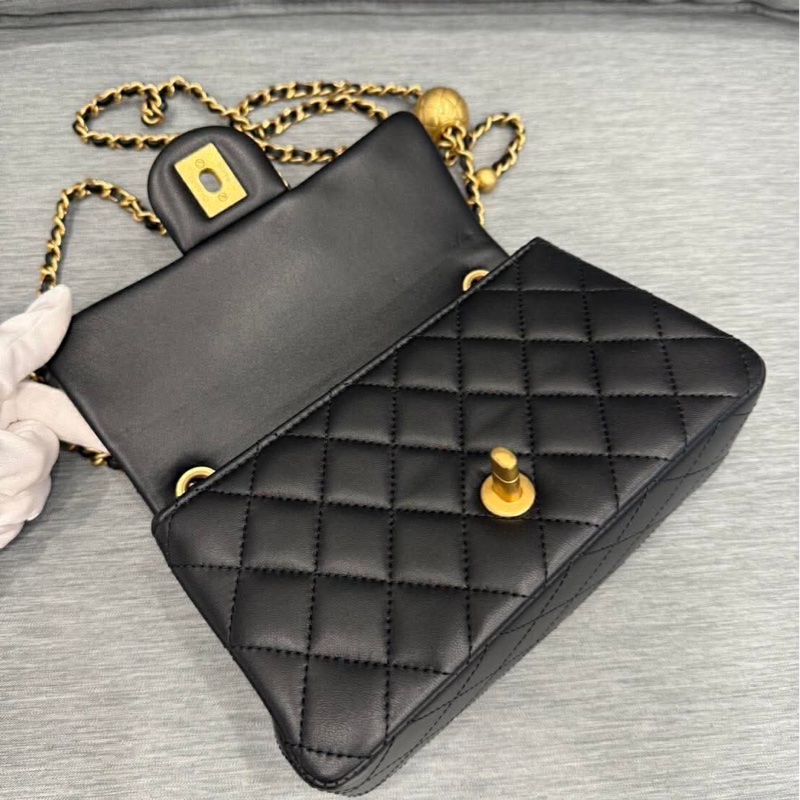 「M.Y精品」 Chanel 金球20 coco20 大mini 金釦 cf20 金球-3