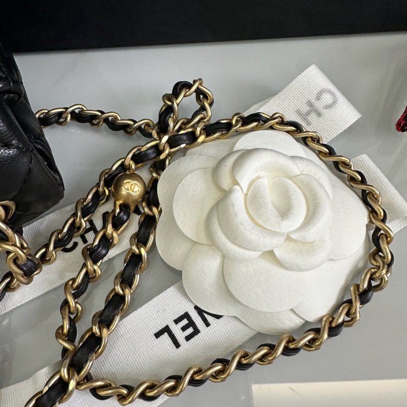「M.Y精品」 Chanel 金球20 coco20 大mini 金釦 cf20 金球-8