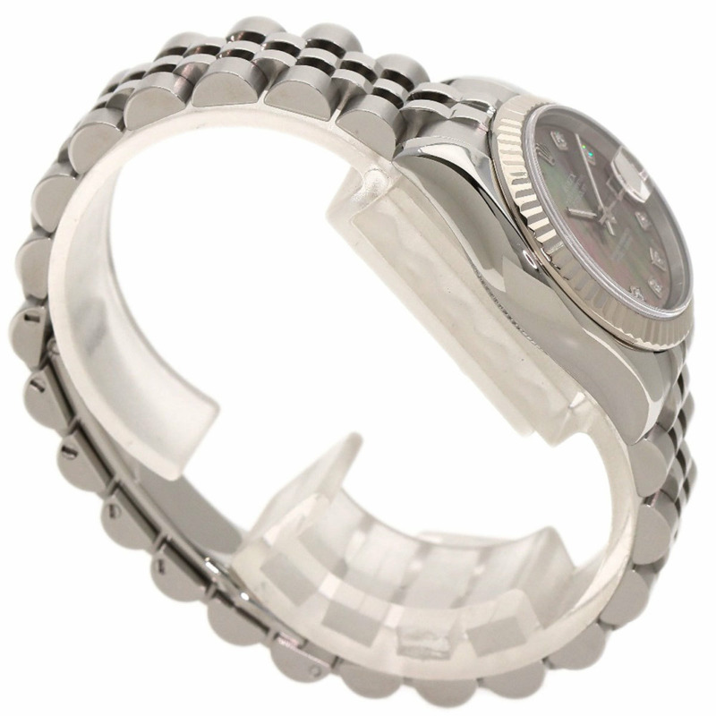 勞力士 179174NG Datejust 10P 鑽石手錶 不鏽鋼 SS K18白金 女士腕錶 ROLEX-1