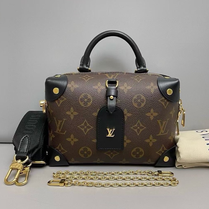 Louis Vuitton Petite Malle Souple 老花八角盒子包 芯片款!-0
