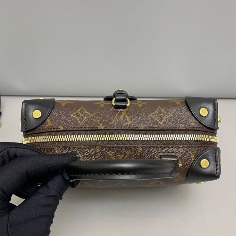 Louis Vuitton Petite Malle Souple 老花八角盒子包 芯片款!-5