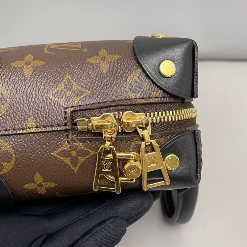 Louis Vuitton Petite Malle Souple 老花八角盒子包 芯片款!-7
