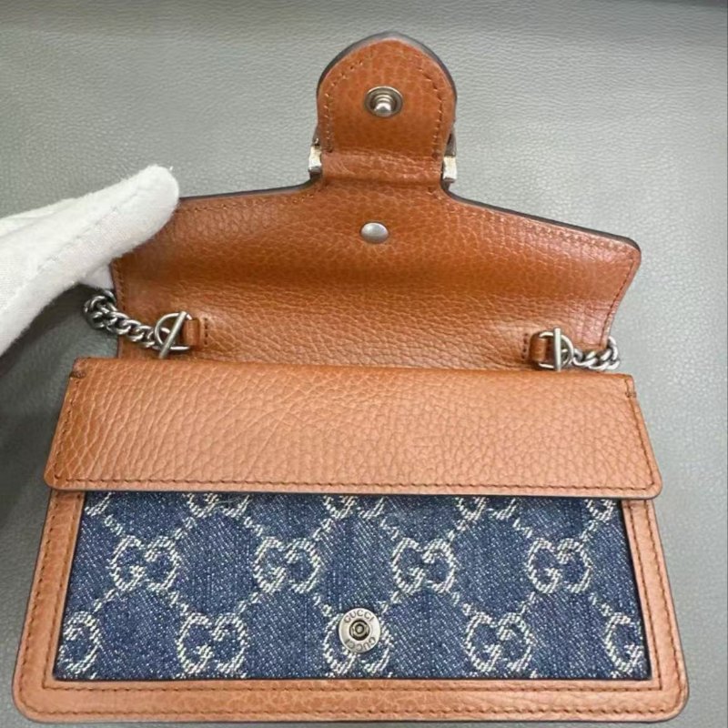 Gucci 牛仔酒神 woc 16x4x10 99新 配件塵袋-2