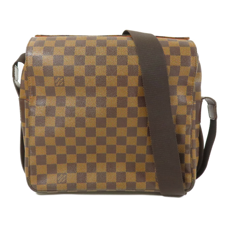 LOUIS VUITTON Damier Naviglio金扣肩背袋-0
