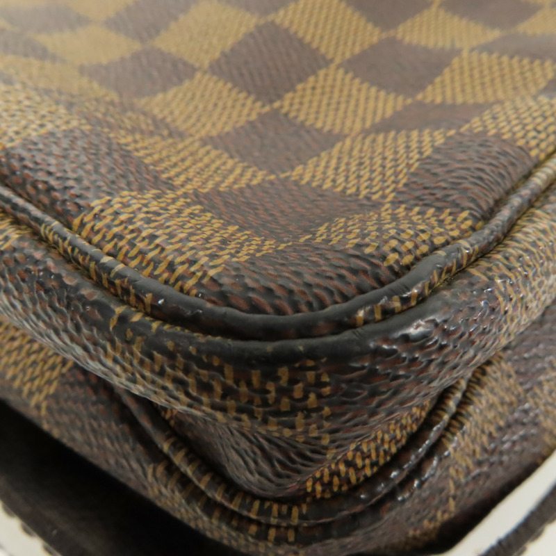 LOUIS VUITTON Damier Naviglio金扣肩背袋-7