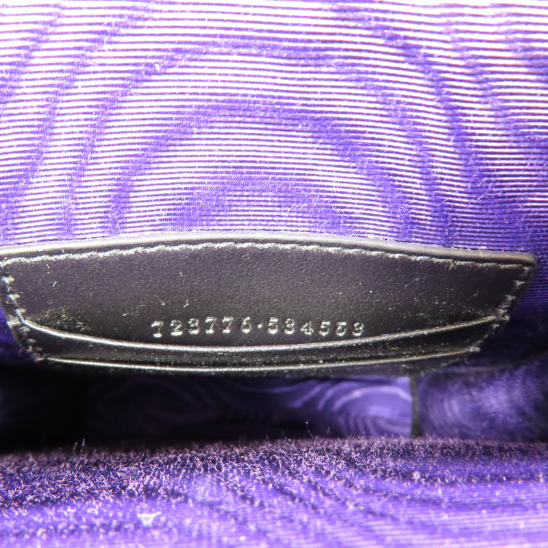 GUCCI 皮革GG Matelasse Top Handle Bag銀扣手挽肩背兩用袋-12