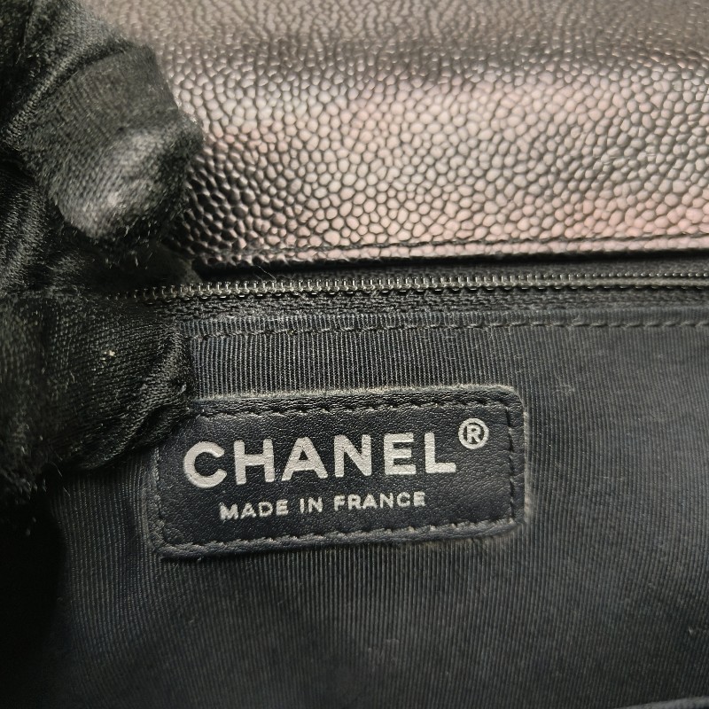 👔爸氣降價‼️限時降價至8/10‼️【8成新】㊣✨Chanel✨（附盒/防塵袋）香奈兒 Le Boy 28 小香 魚子醬 黑色 仿舊銀 菱格紋 掀蓋式 肩背包 雷標 保卡/二手包/二手精品/保證正品🌳二手樹屋🌳-58