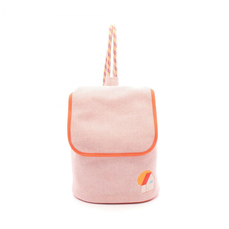 HERMES 包袋 背包 背包 Toile Chevrons 橙色 多色 橙色 二手 SHW-0
