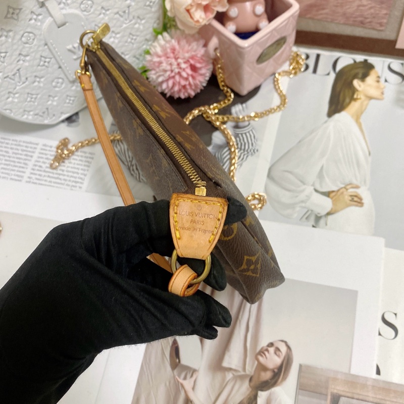 🔆Louis Vuitton🔆經典大號麻將包🏅-8