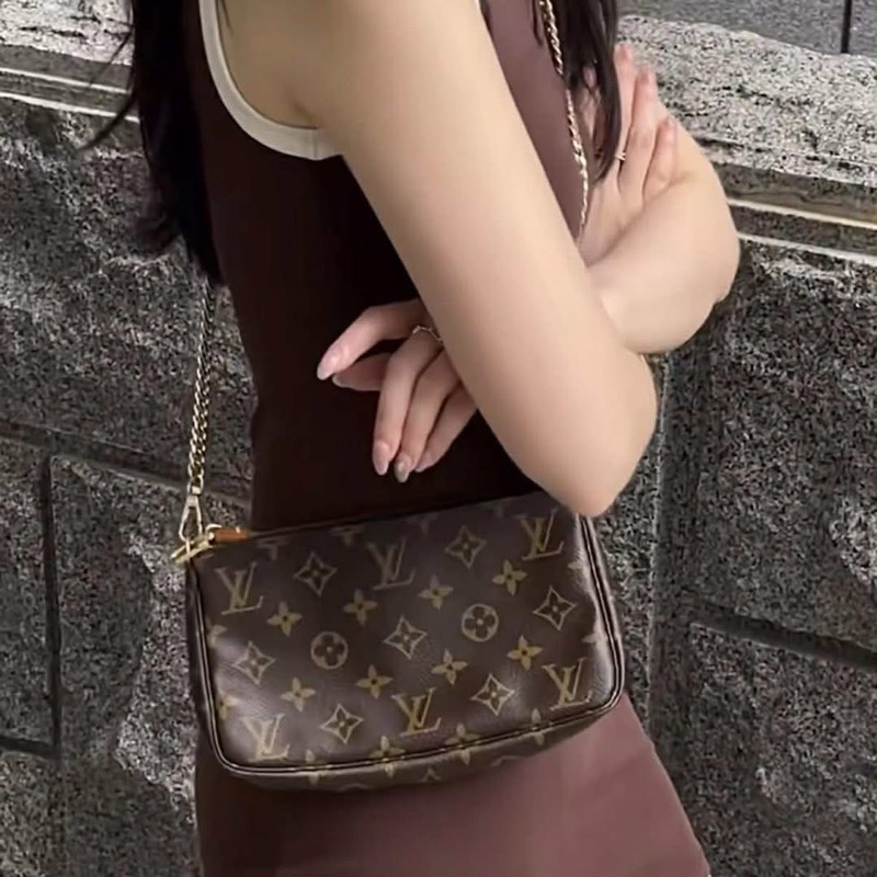 🔆Louis Vuitton🔆經典大號麻將包🏅-24