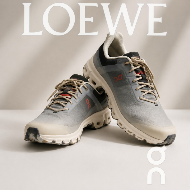 ❤️感恩月❤️折扣最後倒數至5/31‼️【8成新】㊣✨ LOEWE ✨羅威**尺寸:42.5** Loewe X On 聯名 漸層色 迷彩 慢跑鞋 球鞋 運動鞋 慢跑鞋 減壓鞋/二手精品/二手皮夾/保證正品🌳二手樹屋🌳-0