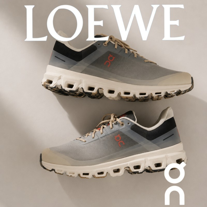 ❤️感恩月❤️折扣最後倒數至5/31‼️【8成新】㊣✨ LOEWE ✨羅威**尺寸:42.5** Loewe X On 聯名 漸層色 迷彩 慢跑鞋 球鞋 運動鞋 慢跑鞋 減壓鞋/二手精品/二手皮夾/保證正品🌳二手樹屋🌳-1