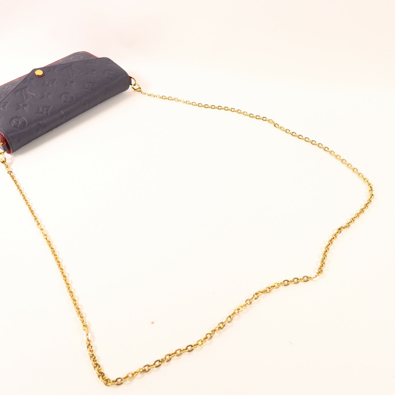 LOUIS VUITTON Monogram Empreinte Pochette Felicie金扣肩背袋-4