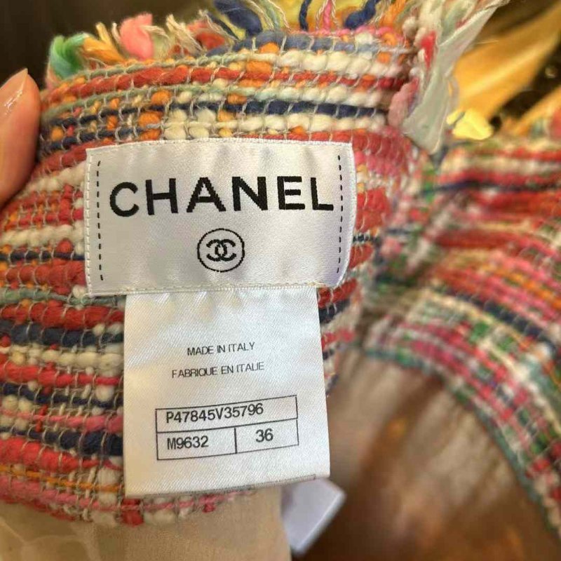 Chanel💗連身裙 36號 非常新 這件有亮片很重工 原價很貴-7