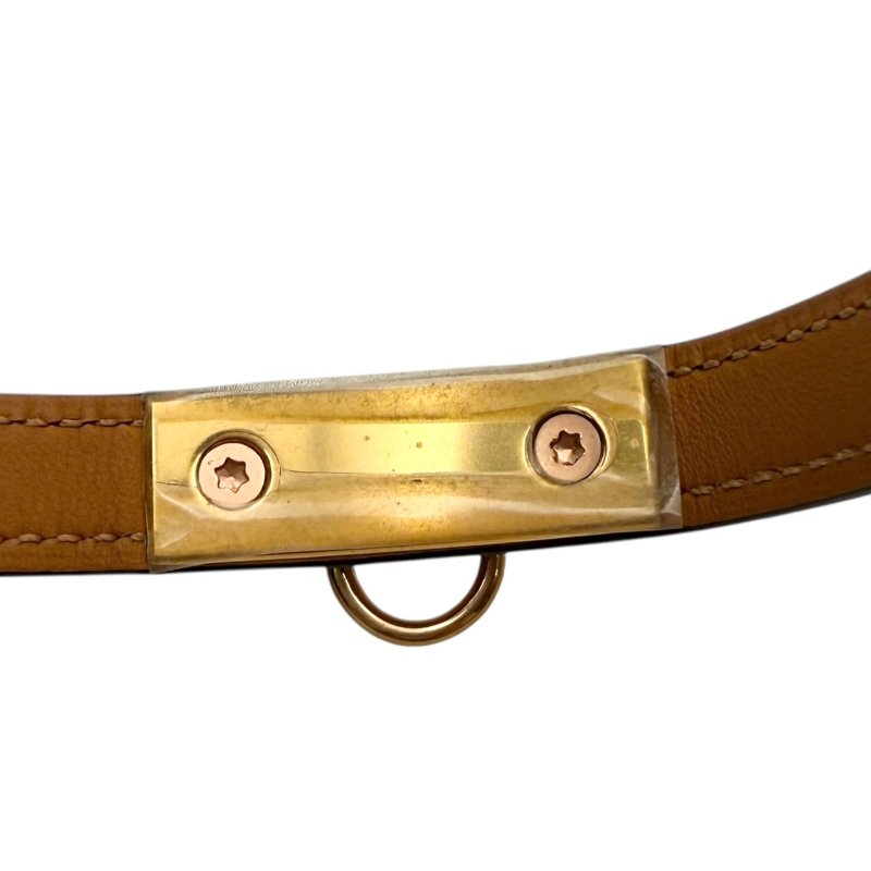 【美收精品】HERMES Rivale 大象灰皮革手環 A刻印 B-140【隔月月中將轉賣至日本 上架期限30天】-1