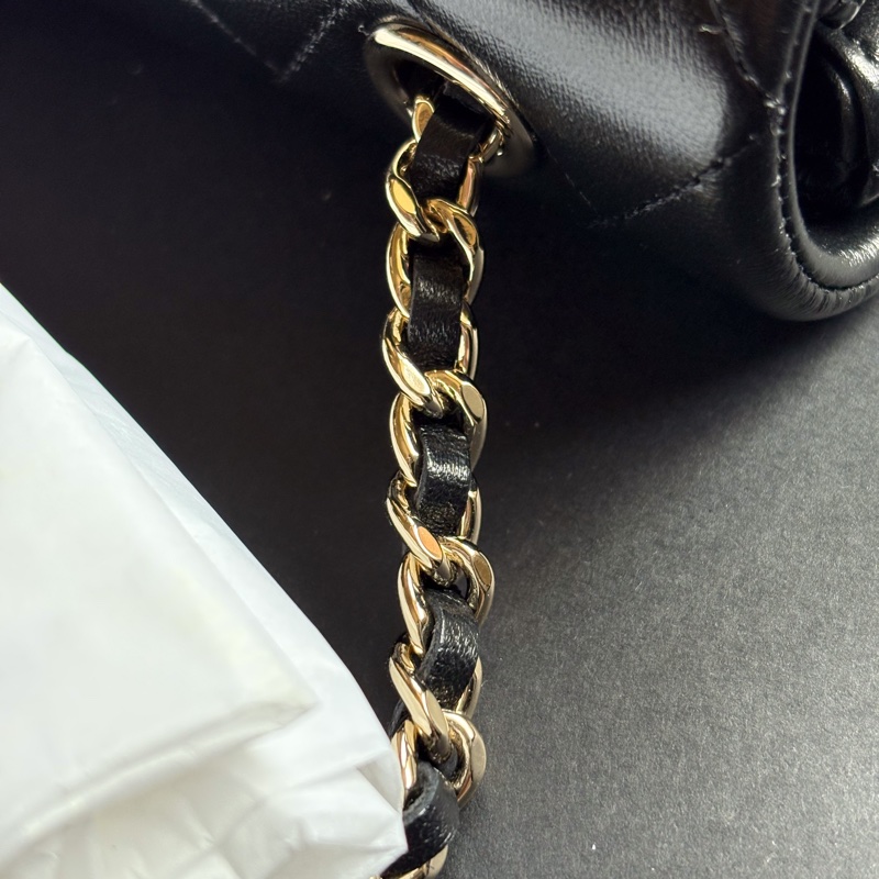 香奈兒 CHANEL 25S 超夯 手機包 CF20 平替款 mini cf20 黑金-24