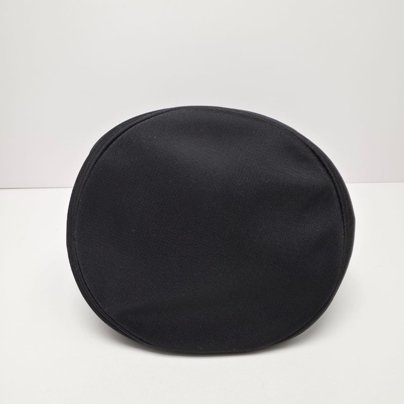 Balenciaga - Drawstring Buckst Logo Bag(黑色)-6