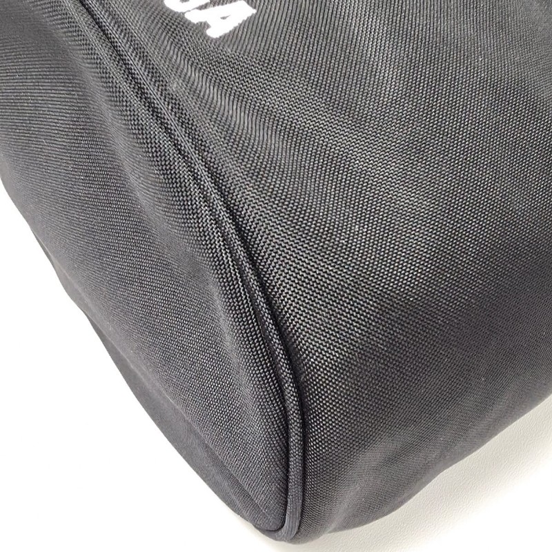 Balenciaga - Drawstring Buckst Logo Bag(黑色)-9