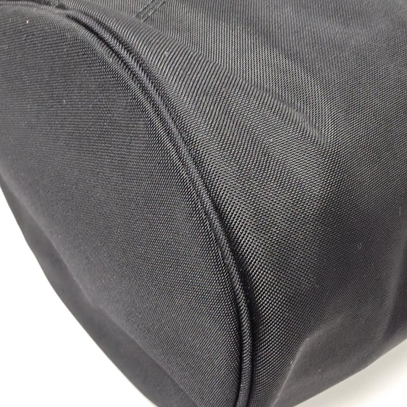 Balenciaga - Drawstring Buckst Logo Bag(黑色)-11