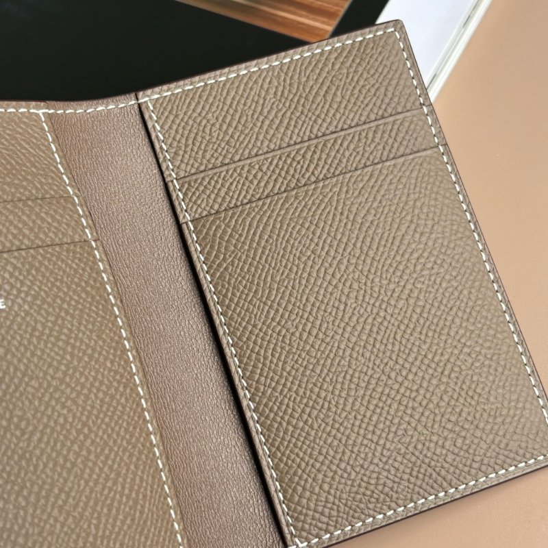 ::HERMES:: 全新大象灰對開名片夾-7