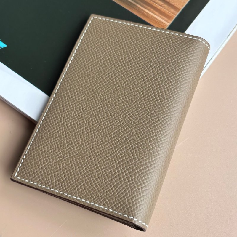 ::HERMES:: 全新大象灰對開名片夾-8