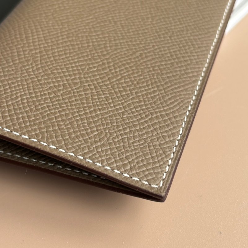 ::HERMES:: 全新大象灰對開名片夾-11