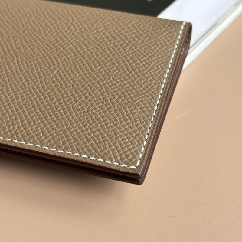 ::HERMES:: 全新大象灰對開名片夾-12