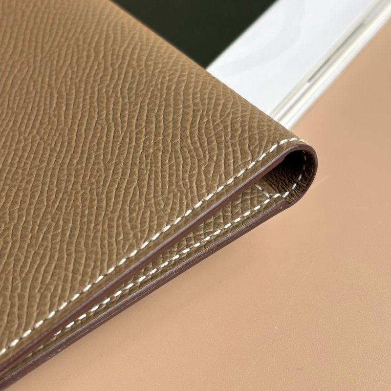 ::HERMES:: 全新大象灰對開名片夾-13