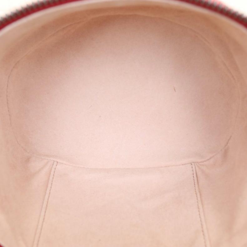 GUCCI(古馳) GG Marmont 手提 化妝盒 雙肩包 Mini 17 紅色-4