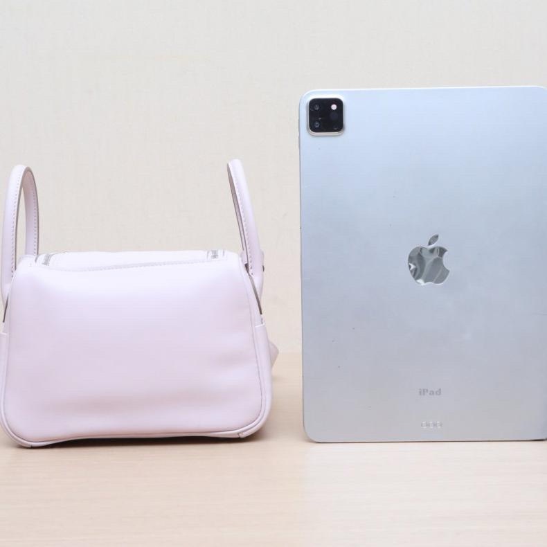 HERMES(愛馬仕) Lindy Mini 09夢幻紫 Swift皮 U刻 銀扣-2