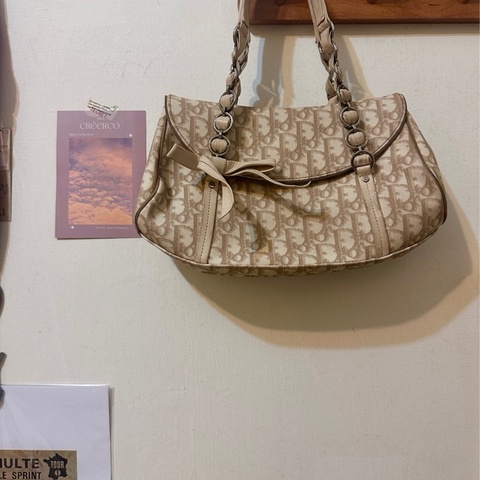 dior vintage 老花元寶包