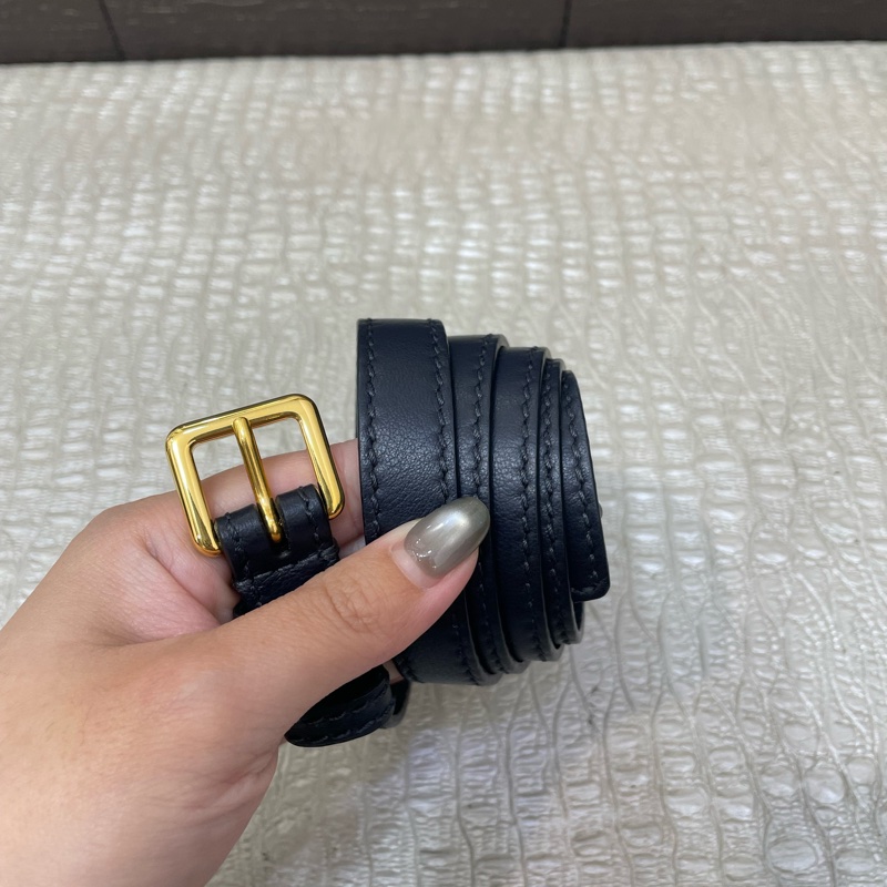 Dior 藍緹花布金釦30Montaigne二合一斜背胸腰包-8