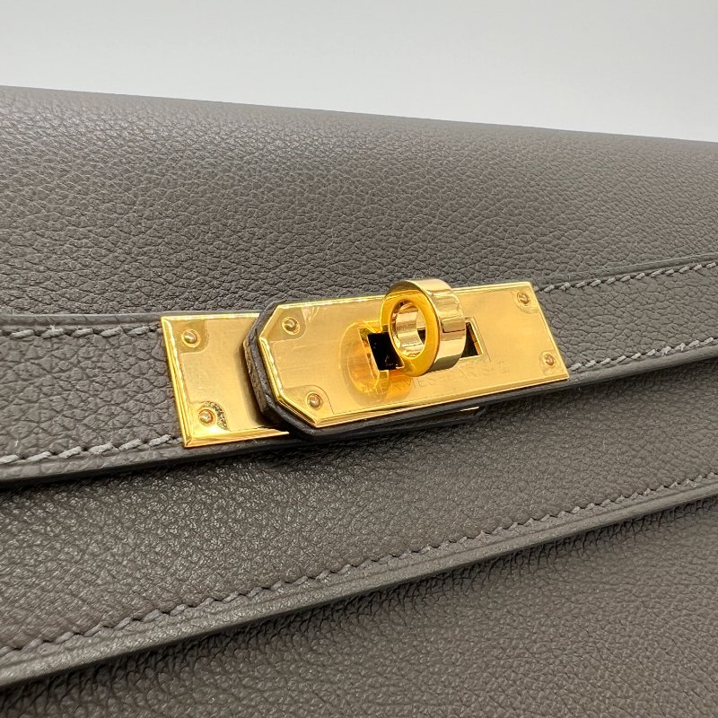 Hermès Kelly Depeches 25 💚叢林綠 EverColor 皮||盒子購證齊全-12