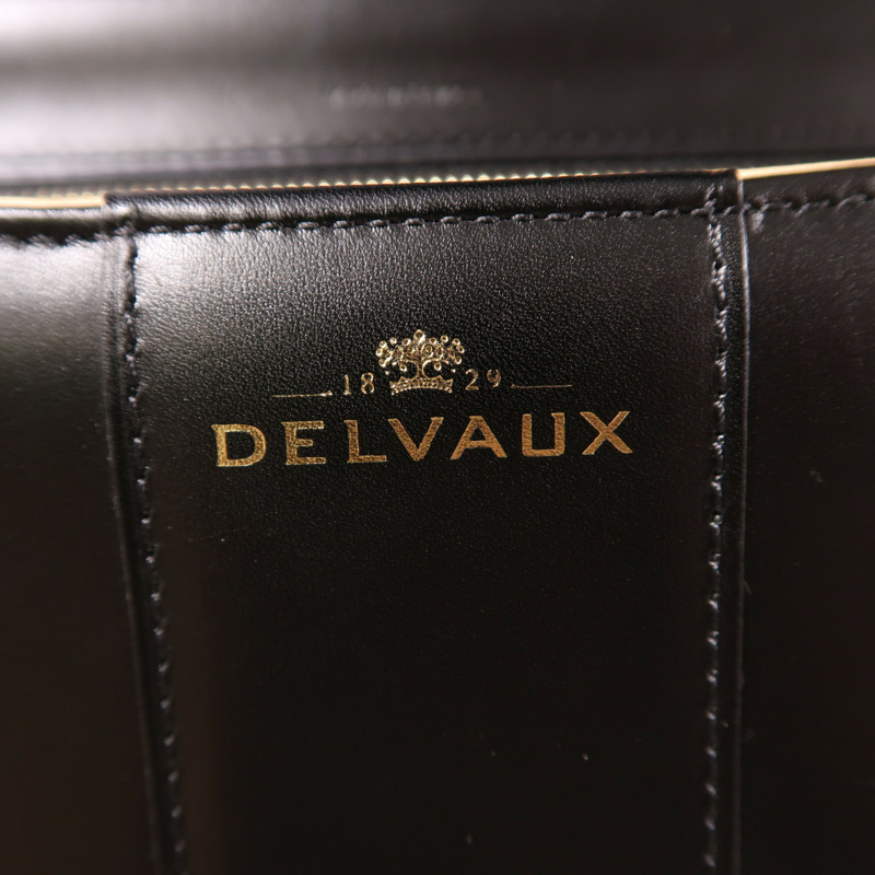 Delvaux 牛皮皮革Brillant MM金扣手挽肩背兩用袋-5