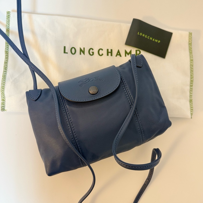 ✔️LONGCHAMP Le Pliage  小羊皮斜背包 / 側背包 / 肩背包-1