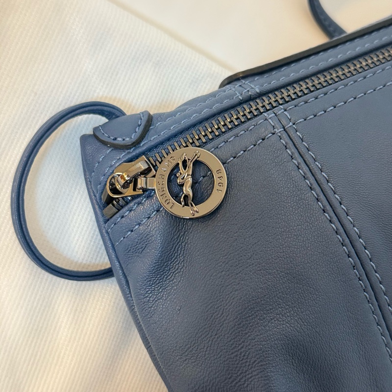 ✔️LONGCHAMP Le Pliage  小羊皮斜背包 / 側背包 / 肩背包-9