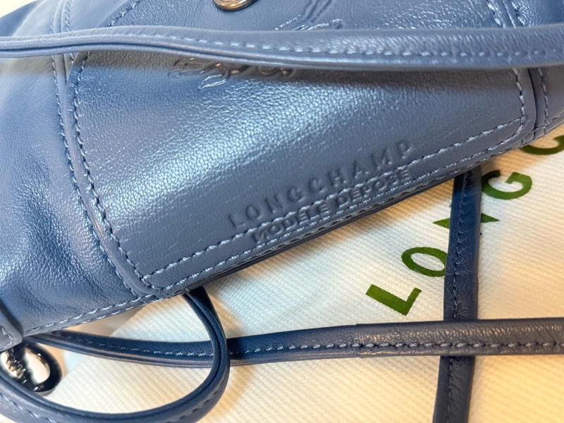 ✔️LONGCHAMP Le Pliage  小羊皮斜背包 / 側背包 / 肩背包-10