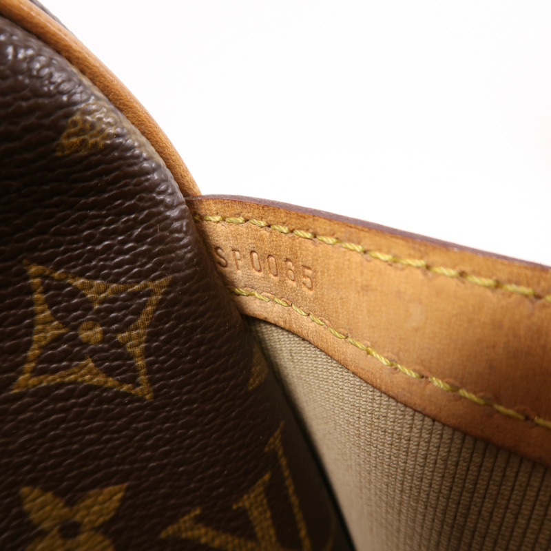 LOUIS VUITTON Monogram Reporter PM金扣肩背袋棕色-7