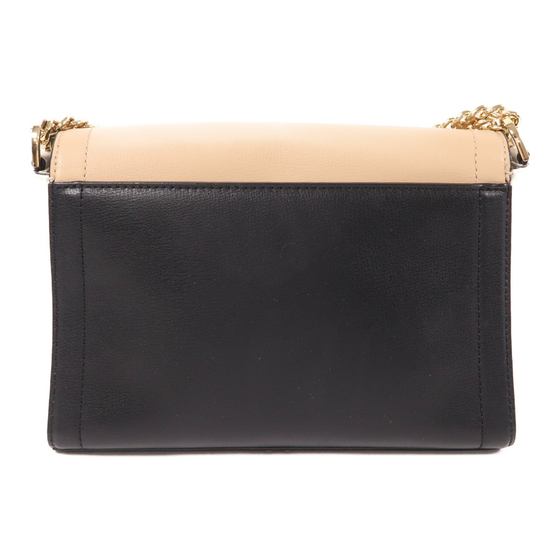 Michael Kors 牛皮皮革Chain Shoulder金扣鏈帶肩背袋-1